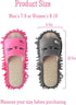 2 Pairs Microfiber Slipper Mop Slippers for Floor Cleaning, Reusable Dust Tool for Women, Men, House, Kitchen, Office