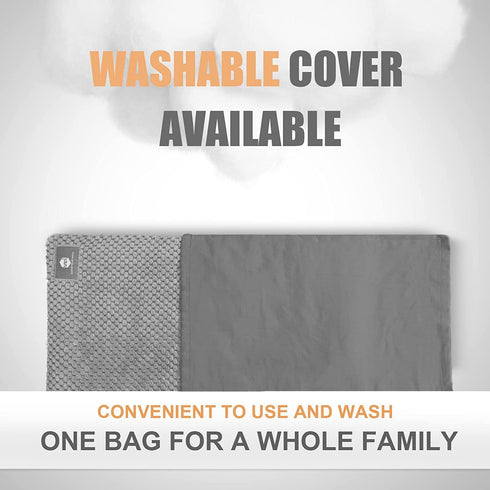 UNCN Wide Microwave Heating Pad with Washable Cover, 9 * 15" for Neck, Shoulder, and Back Pain Relief