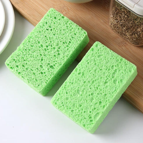 Non-Scratch Scrub Sponges 12-Pack, Cleaning Sponges for Dishes, Kitchen Home Use, Green