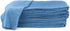 Linteum Textile Shop Towels: 50 Pack of 12"x14" Blue 100% Cotton Cleaning Rags for Home and Garage