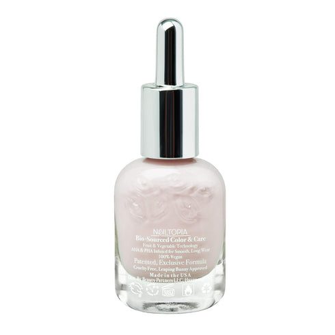 Nailtopia Plant-Based Chip Free Nail Lacquer, Non Toxic, Long-Lasting Strengthening Polish - Kissin In The Rain (Pink)