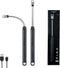 2 PCS Candle Lighter, Electric Arc Lighter with 360° Flexible Neck & LED Power Display, USB Rechargeable for BBQ,