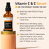 YEOUTH Vitamin C Face Serum 1oz with Hyaluronic Acid, Hydrating for Dull Spots