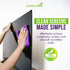Screen Mom (4-Pack) Screen Cleaner Purple Microfiber Cloths - Microfiber Screens Cleaner Cloths, TV Cleaning Cloth