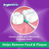 BrightWorks Mint Dental Picks, Extra Soft Rubber Bristles, Flexible Tip, 3 Packs (120 Per Pack) Travel Case Included