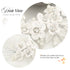 Unicra Flower Silver Bride Wedding Hair Vine Leaf Bridal Hair Piece Rhinestone Headband for Women and Girls