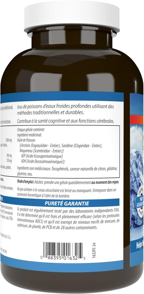 Carlson - Super DHA Gems, 500 mg DHA Supplements, 640 mg Fatty Acids, 60+20 Softgels, Sustainably Sourced
