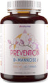 D Mannose Capsules 2000 MG - With Cranberry Pills for UTI, Fast-Acting Bladder Health, 120CT, 4-in-1 Formula