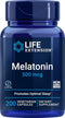 Life Extension Melatonin, 500 mcg – 200 Capsules, Low Dose, Non-GMO, Gluten-Free, Vegetarian for Sleep