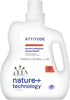 ATTITUDE Liquid Laundry Detergent, EWG Verified, HE Compatible, Plant-Based & Vegan, Natural