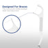 Orthodontic Flossers for Braces - 100 Count Dental Floss Picks (Pack of 5) with Travel Case