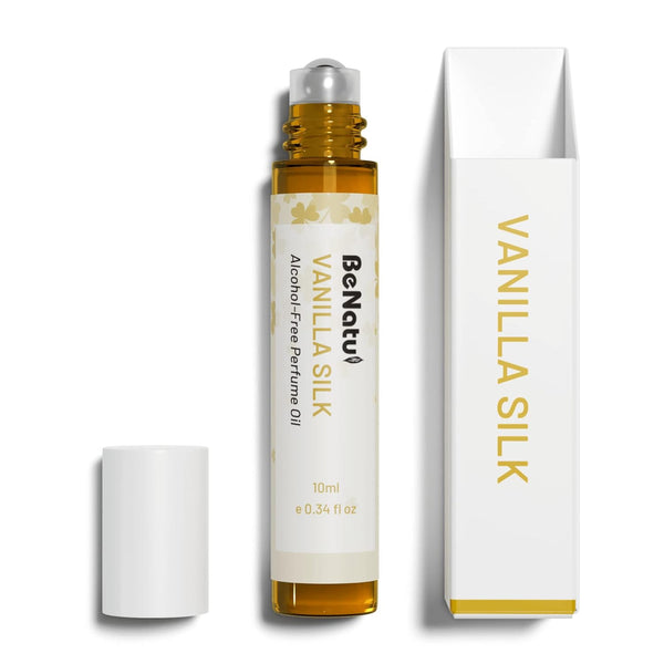 benatu Vanilla Essential Oil Roll On Perfume for Women, Alcohol Free, Travel Size 10ml