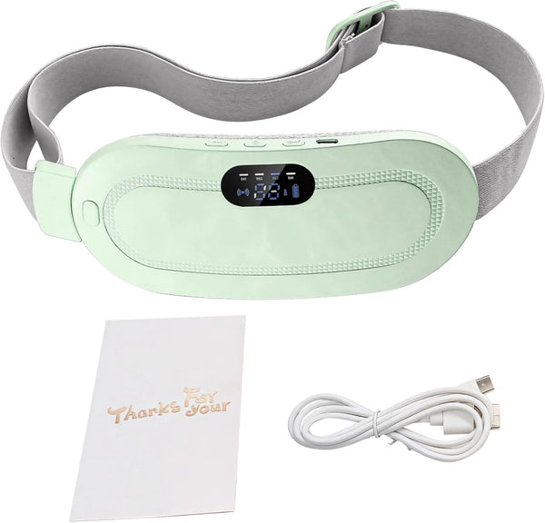 LUMINFLY Warmher Smart Heating Pad, Portable, Rechargeable, Adjustable Heat for Menstrual Relief, White