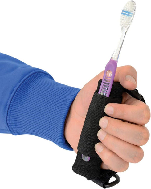 Universal Cuff Adaptive Utensil Holder, Strap for Elderly, Cutlery Holder for Parkinson's, Arthritis Tremors Patients