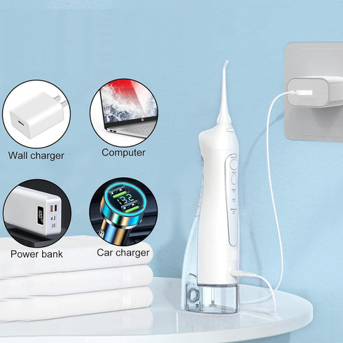 USB Charging Cable for Water Flosser, Portable Cordless Oral Irrigator Replacement Charger for Nicwell, Fairywill,