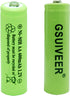 Solar Light AA Ni-MH 600mAh 1.2V Rechargeable Batteries for Solar Lights (20 Pack)