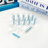 Zoolinn 12-Pack Silicone Hard Contact Lens Remover Tools Hard Scleral Lens Applicator with Suction Cup Grip(Blue)