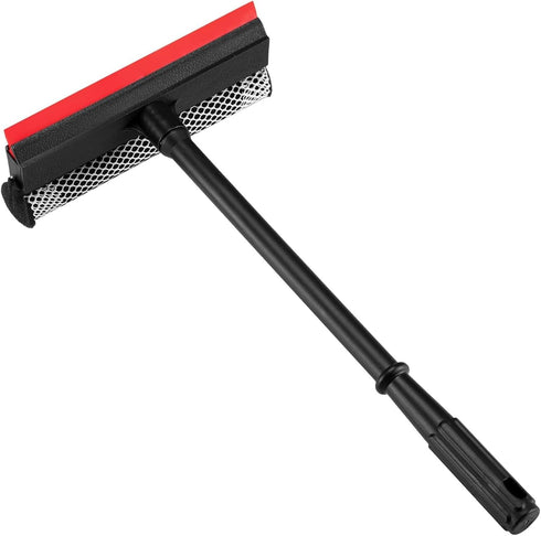 Neeklinny Professional 8.1" 2 in 1 Window Squeegee with 16" Long Handle,Car Squeegee