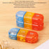 QXMYGSLSD 2Pcs 3 Weekly Pill Organizer Arthritis Friendly, BPA Travel Day Pill Box Design and Large Compartment to Hold