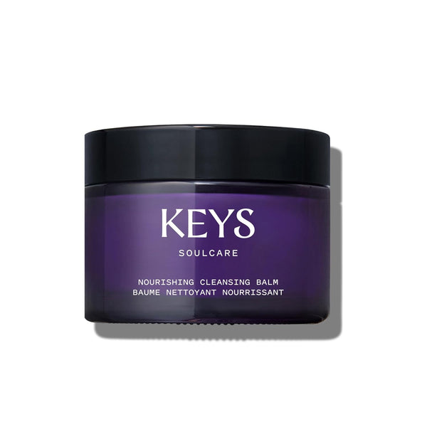 Keys Soulcare Nourishing Cleansing Balm + Makeup Remover, Soothing Cleanser with Shea Butter, 2.82 Oz