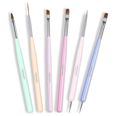 Beetles Nail Art Brushes Set, Gel Polish Design Pen Tools for Nail Cleaning, Liner Brush, and Dotting Pen Gift