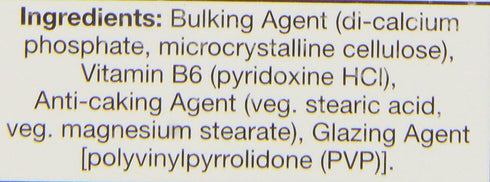 Health Aid Vitamin B6 (Pyridoxine HCl) 10mg, 100 Tablets