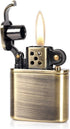 Antique Style Kerosene Brass Metal Lift Arm Windproof Lighter for Collection Decorative Gift (Bronzy)