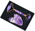 MESKEL Set 1 Amethyst Rough Stone Face Care Massage Tool Amethyst Roller Gua Sha Massage Natural Crystal Jade Massager
