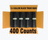 2-4 Gallon Trash Bags, 400 Count Black Garbage Bags, Small Trash Can Liners for Bathroom, Office, Industrial, and