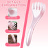 YYFIVEHAN 2Pcs Pink Head Massager Scalp Tool, Gua Sha Scalp Massager & Comb for Hair Growth, Relaxation and Stress