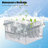 Plastic Blade Organizer for 8 Blades, Storage Case Rack Clipper Comb Holder