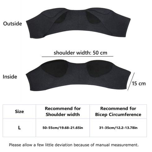 Shoulder Support Brace, Warm Shoulder Protection Elastic Wool Pad for Pain Relief and Injury Recovery
