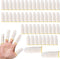 zonmaxmizky 50 Pcs Finger Cots Cotton Nail Gloves Unisex Finger Condoms Thumb Joint
