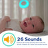 Talbot's 26 7 Dr. Portable Sound Machine & Night Light - White Noise Machine with Battery Operated Night Light for Baby