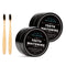 WUBLSYAN 2-Pack Teeth Whitening Charcoal Powder + Bamboo Brush Oral Care Sets, Natural