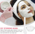 FOMIYES Facial Masks Mixing Bowl Set, 5 Sets with Spatula, Clear Glass Cosmetic Mix Bowl for DIY Masks