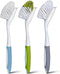 PPLJQS Dish Brush Scrub Brush with Handle - 3 Pack Stiff Bristles Dish