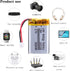 Liter energy battery 3.7V 550mAh 612338 Lipo Battery Rechargeable Lithium ion Polymer Battery Lithium Polymer ion