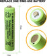 Rechargeable Solar Light Batteries AAA NiMh 600mAh 1.2V for Outdoor Garden Lights (20 Pack)