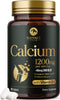 Calcium 1200 mg with Vitamin D3 | 60 Tablets | Supports Bone Strength, Teeth & Immune System