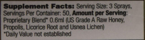 Spray,1 Oz (Pack 2) Honey Gardens Propolis Fl