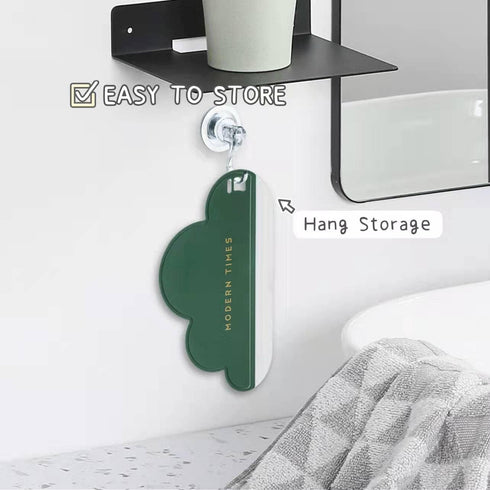 2 Pack Silicone Squeegees with Water Blades for Home Kitchen Countertop, Car Window, Bathroom Mirror