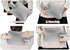 Kellegour 2pcs 2 Rubber Hot Water Bottle with Knitted Cover, Warm Water Heat Bottles for Menstrual Cramps, Pain Relief
