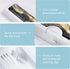 2 Pcs Toothbrush Travel Case, Colorful Pattern Holder and Covers, Travel Tongue Scraper Case
