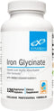XYMOGEN Iron Glycinate, 120 Iron Capsules, Gentle & Highly Absorbable Iron Supplement for Women & Men, 29mg Patented