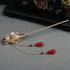 Minkissy Vintage Chinese Hair Sticks for Women, Tassel Hair Pin, Hair Chopsticks, Hair Styling Accessories