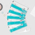100 Count Dental Floss Picks, Disposable Portable Flossers for Adults Kids, Independent Packaging for Household Travel