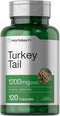 Horbaach Turkey Tail Mushroom Capsules, 1200mg, 120 Count, Non-GMO and Gluten Free Extract