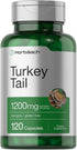Horbaach Turkey Tail Mushroom Capsules, 1200mg, 120 Count, Non-GMO and Gluten Free Extract
