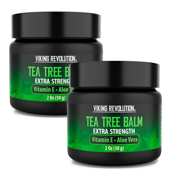 Viking Revolution Tea Tree Oil Cream - Super Balm for Athletes Foot, Eczema, and Nail Treatment (2 Ounce)